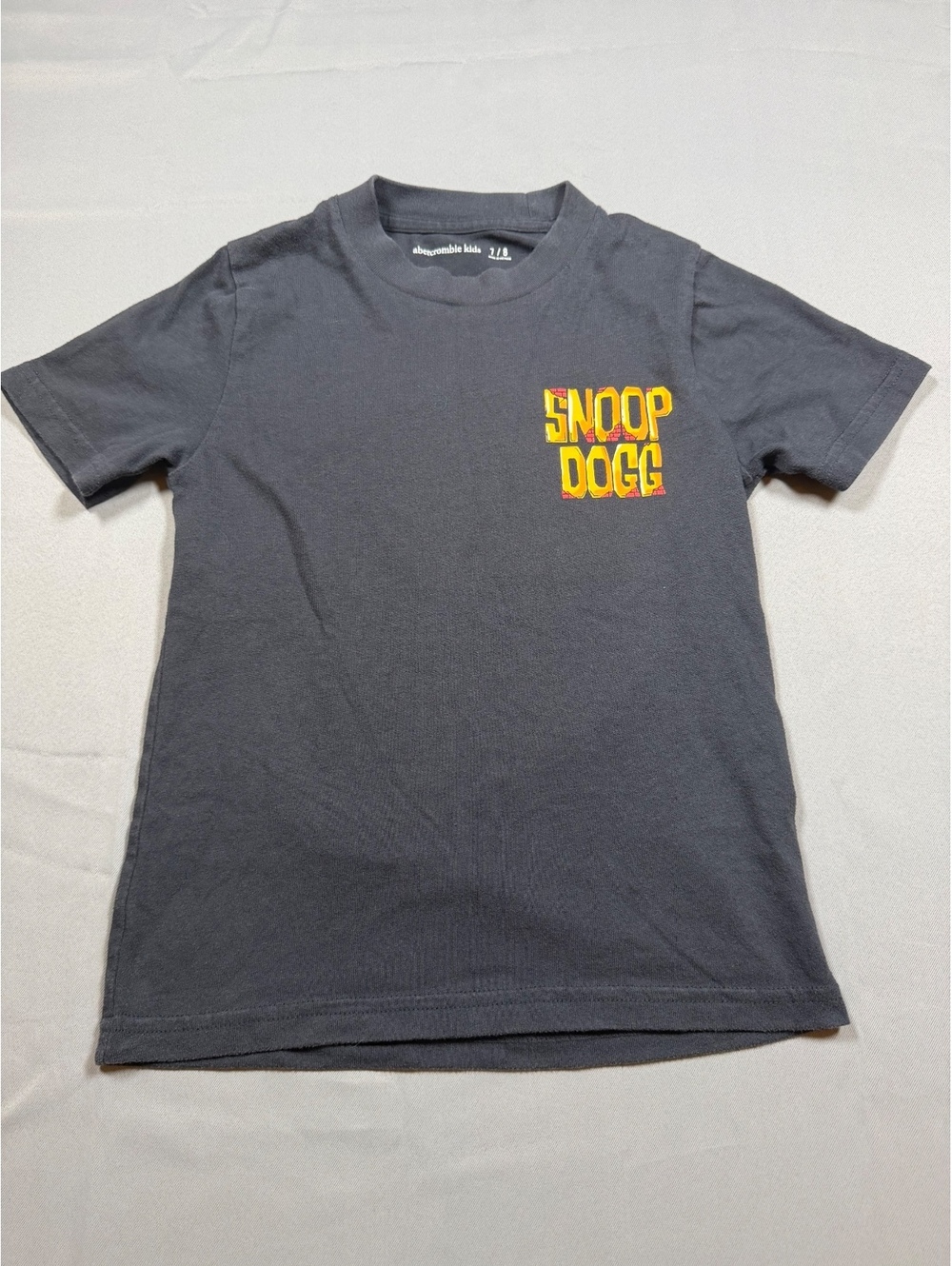 Abercrombie Kids Snoop Dogg gray graphic T-shirt
